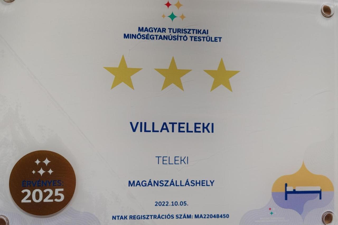 Villa Teleki Exteriér fotografie